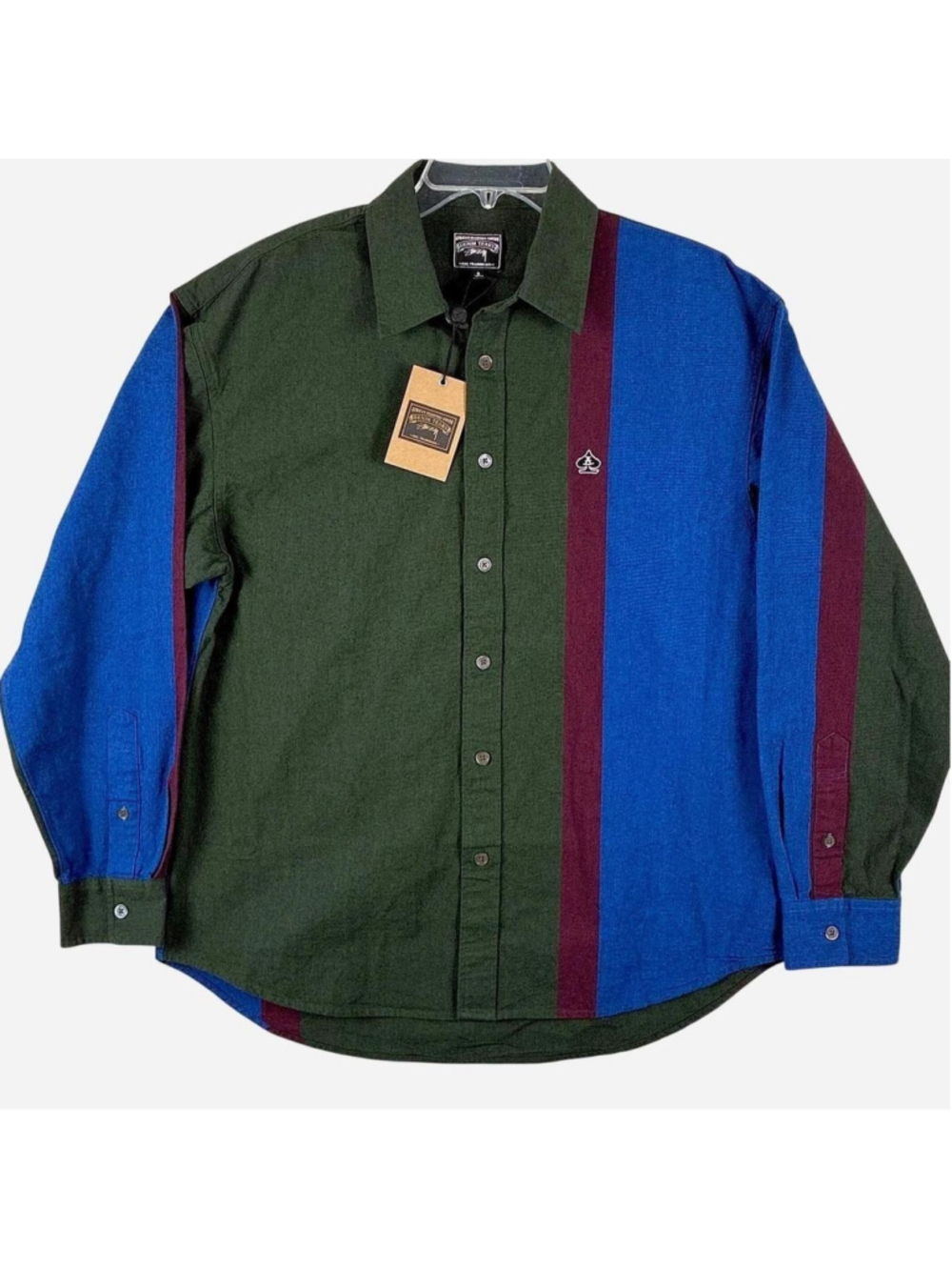 Ivy Stripe long- sleeve shirt from the Stüssy & Denim Tears #retro